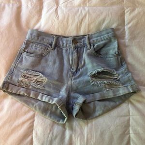 Bullhead Distressed Denim Shorts